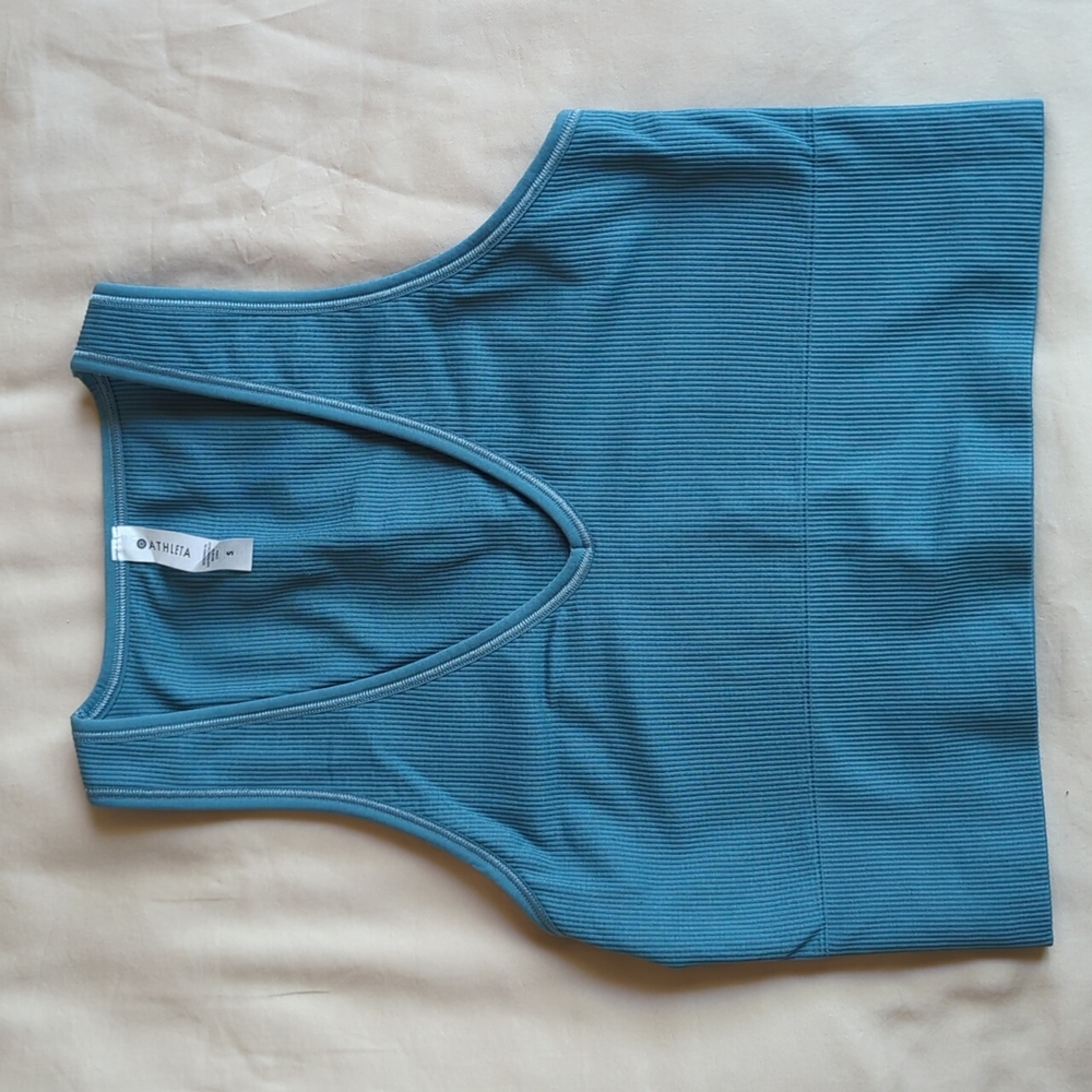 Aurora Seamless Crop Rib Tank - Picture 3 of 7